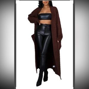 K.I.K.I.T Women Knitwear Cardigan Open Front Long Sleeve Sweater Jacket